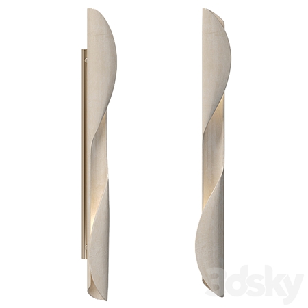 TORSADE CERAMIQUE WALL SCONCE